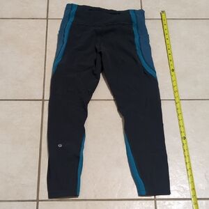 Black and Blue Athletic Leggings